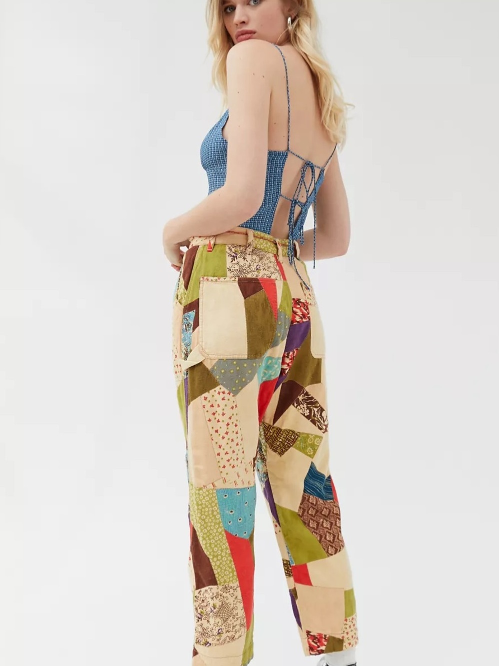 Kimchi Blue Micki Patchwork Cargo Pant - Picture 4 of 7